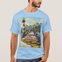 Phare de Harbour Town en Caroline du Sud