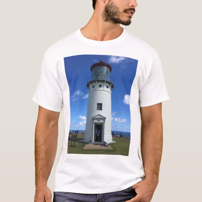 T-shirt Phare de Kilauea sur Kauai, Hawaï (Devant)