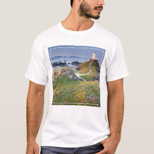 T-shirt Phare de MAWR de Twr sur l'île de Llanddwyn