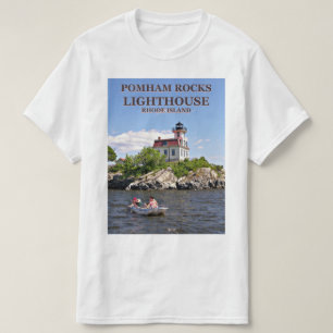 T-shirt Phare de Pomham Rocks, Rhode Island T Shirt
