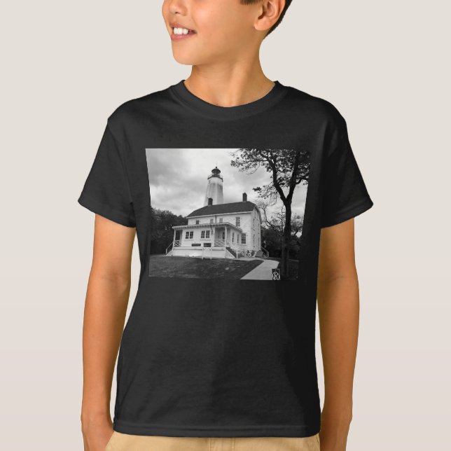 T-shirt Phare de Sandy Hook (Devant)