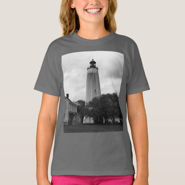 T-shirt Phare de Sandy Hook (Devant)