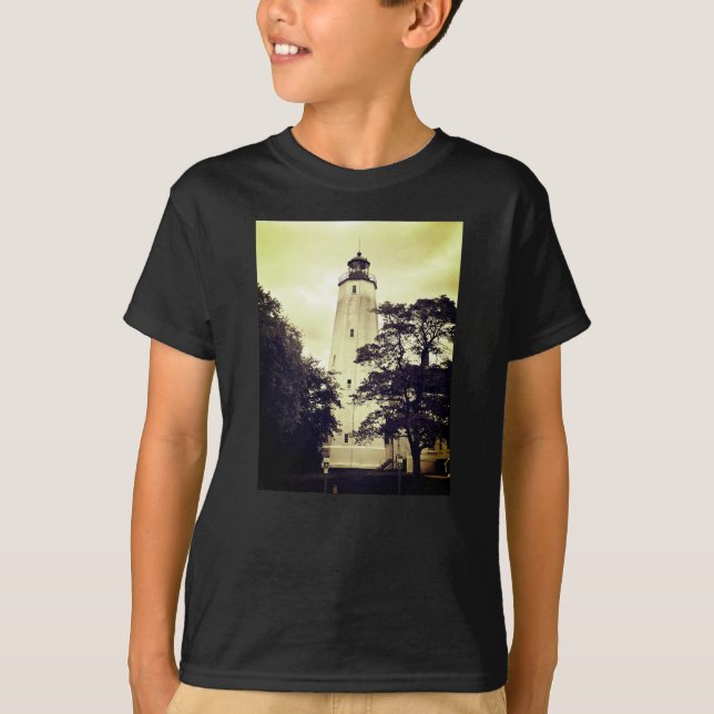 T-shirt Phare de Sandy Hook (Devant)