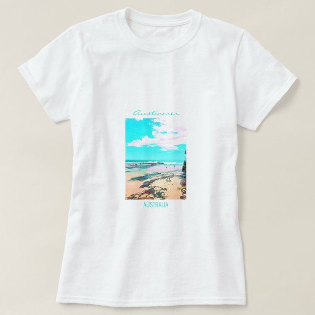 T-shirt Phare de Wollongong Beach NSW (Design devant)