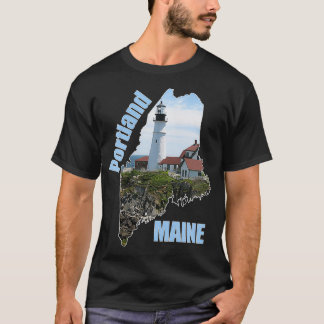T-shirt Phare de Womens Maine Portland