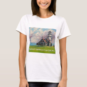 T-shirt Phare des montagnes Cape Cod, mA