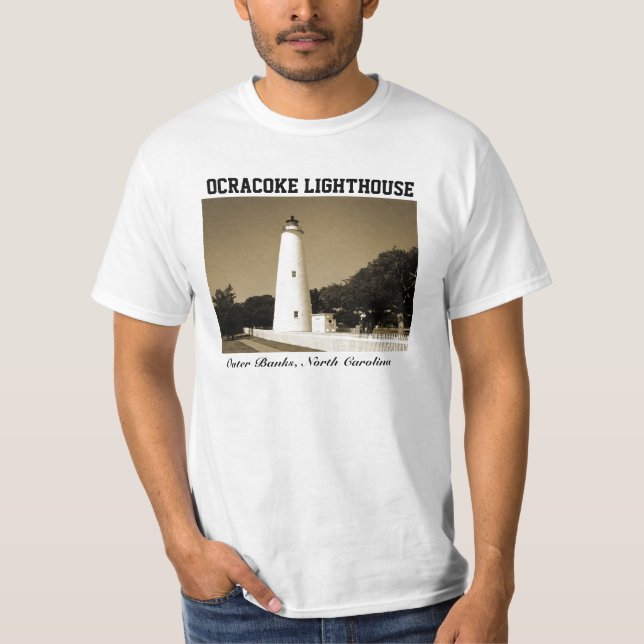 T-shirt Phare d'Ocracoke (Devant)