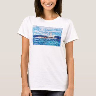 T-shirt Phare en bleu