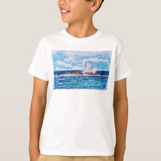 T-shirt Phare en bleu