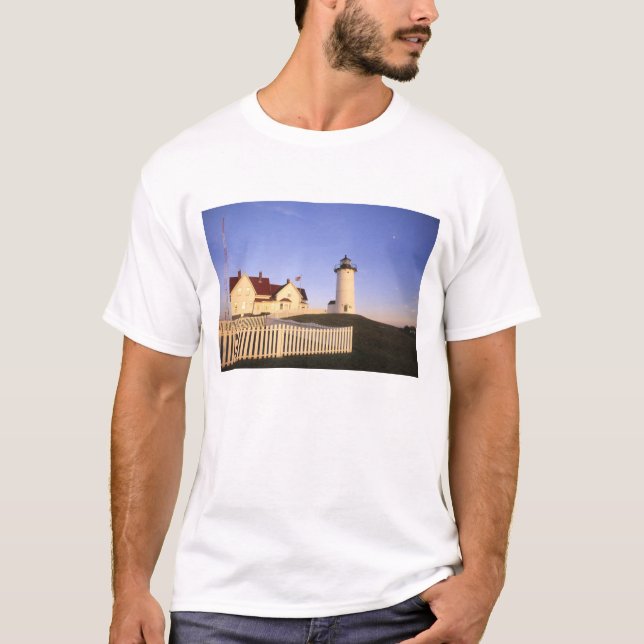 T-shirt Phare Nobska, Woods Hole, Massachusetts (Devant)