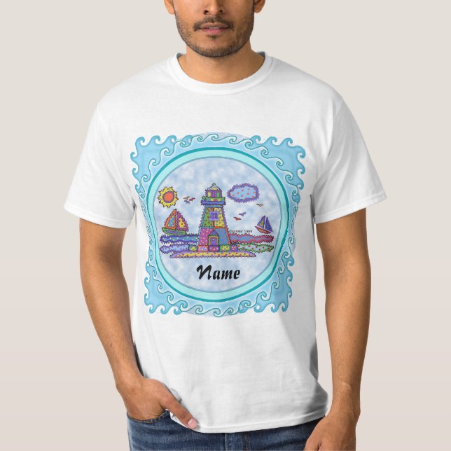 T-shirt phare Patch (Devant)