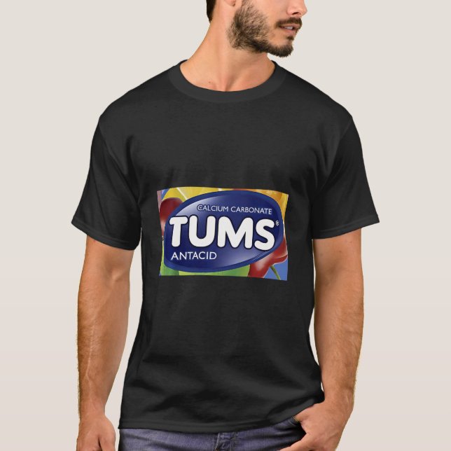 T-shirt Pharmacie Costume Halloween Calcium Carbonate Tums (Devant)