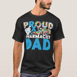 T-shirt Pharmacie Fière Pharmacien Papa