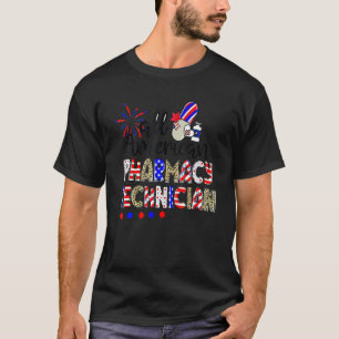 T-shirt Pharmacie pilules Usa Drapeau Pharmacien 4 juillet