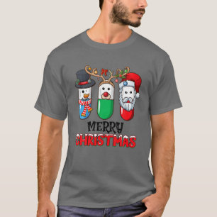 T-shirt Pharmacie Squad Funny Pills Pharmaciste Joyeux Chr