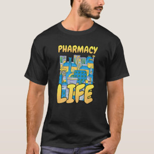 T-shirt Pharmacie Vie Pharmacie Pharmacie Pharmaciste Tech