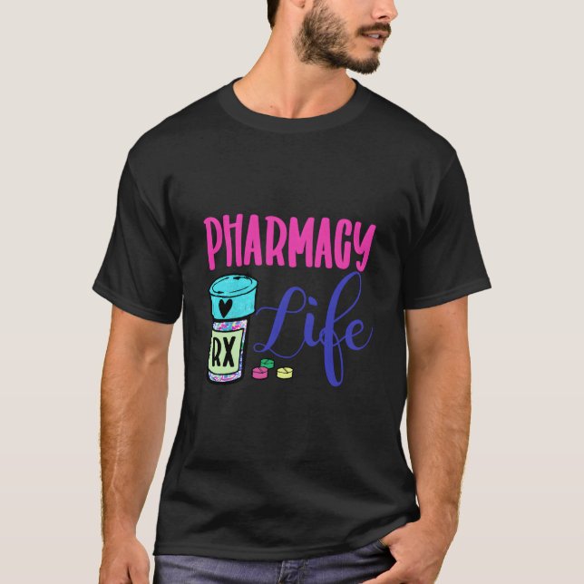 T-shirt Pharmacie Vie Pilule de médicaments Pharmacien Pha (Devant)