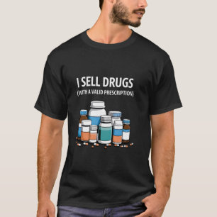 T-shirt Pharmacien Drôle Pour Hommes Femmes Technicien De