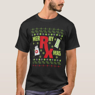 T-shirt Pharmacien laid Pharmacie de Noël Tech drôle
