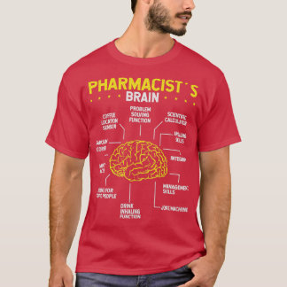 T-shirt Pharmacist Brain Pharmacy School Graduation Party