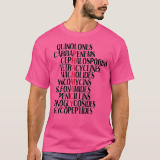 T-shirt Pharmacy antibiotic classes