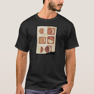 T-shirt Phases 1616 de lune de Galilée