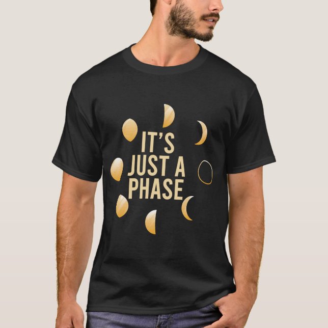 T-shirt Phases de la lune Astronomie Astronome Spirituelle (Devant)