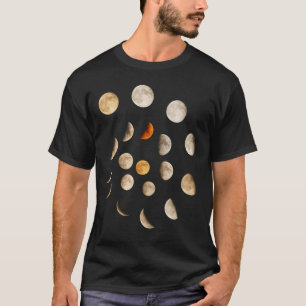 T-shirt Phases de la spirale de lune