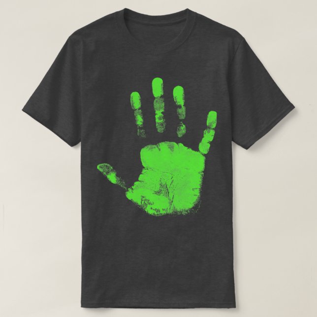 T-shirt Phasmophobie empreintes digitales (Design devant)