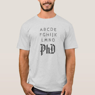 T-shirt PhD