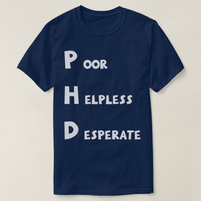 T-SHIRT PHD 16 (Design devant)
