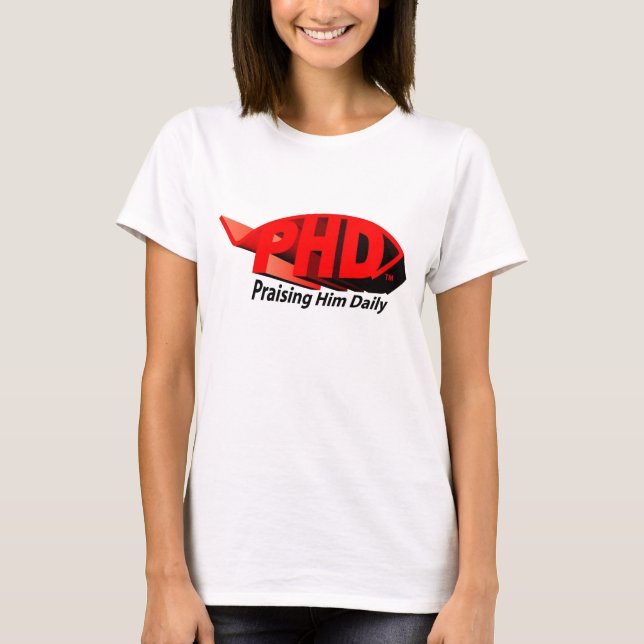 T-shirt PHD 3D rouge (Devant)