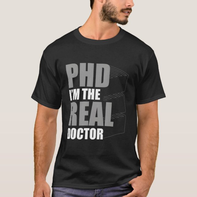 T-shirt Phd Graduation Doctorate Degree Ertation Masteral  (Devant)