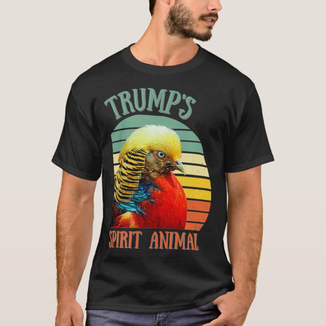 T-shirt Pheasant d'or chinois faisan arc-en-ciel hommes fe (Devant)