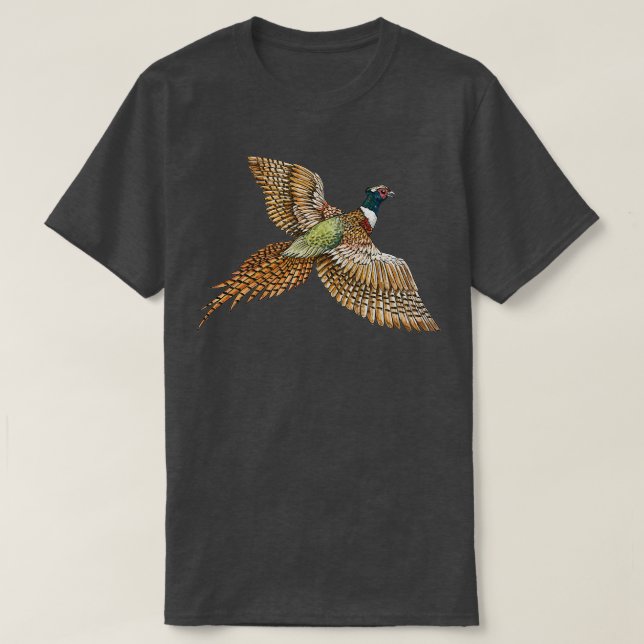 T-shirt Pheasant volant (Design devant)