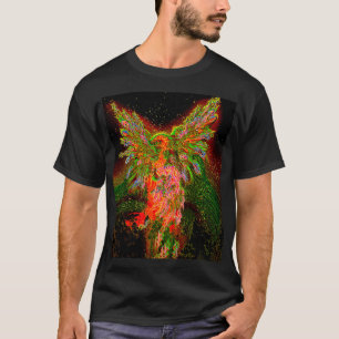 T-shirt Phénix métallique 