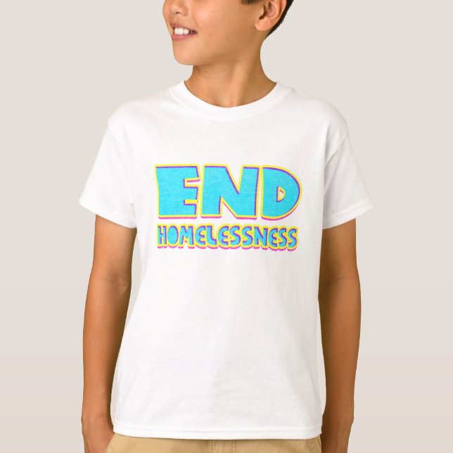 T-shirt Phénomène des sans-abri de fin (Devant)