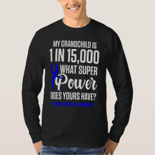 T-shirt Phenylcétonuria Pku Strong Warrior Grandchild Awar