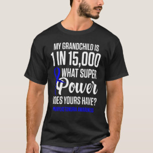 T-shirt Phenylcétonuria Pku Strong Warrior Grandchild Awar