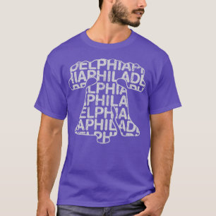 T-SHIRT PHILADELPHIA AIVE PHILLY FAN LIBERTY BELL VINTAGE