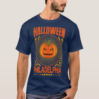 T-shirt Philadelphie Halloween Vintage