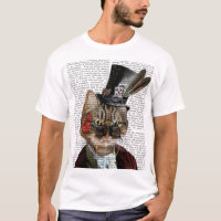 Phileas Feline Steampunk Chat et chapeau supérieur