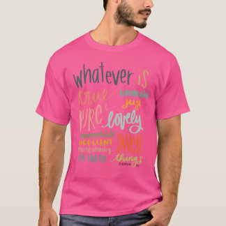 T-shirt Philippiens 48 Verse de la Bible Citation