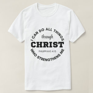 T-shirt Philippiens 4:13 Je peux faire toutes les choses É