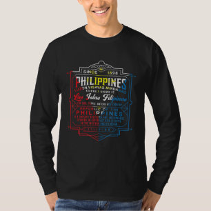 T-shirt Philippines Faits Pinoy Vintage La Islas Filipinas