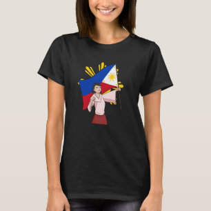 T-shirt Philippines Fier drapeau philippin des Philippines