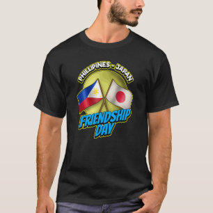 T-shirt Philippines Filipino Japanese Japan Japino Flag Fr