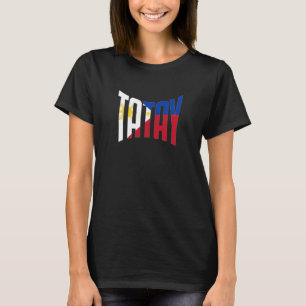 T-shirt Philippines Filipino Lolo Père Drapeau Papa meille