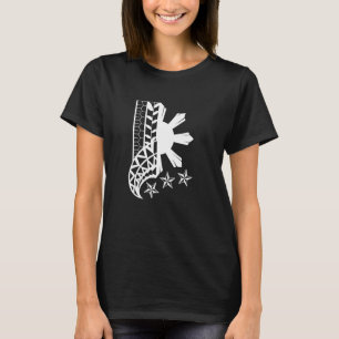 T-shirt Philippines Hawaii Filipino Fier Hawaiiens Drapeau