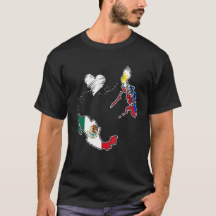 T-shirt Philippines Mexico Filipino Proud Mexipino Mexican